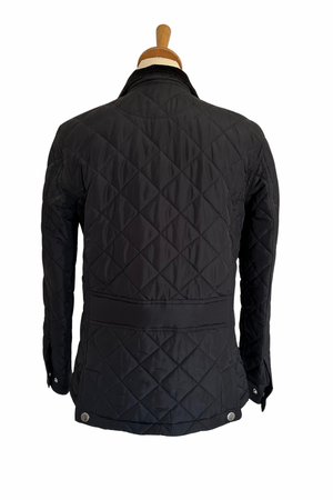 Black Quilted Jacket Size XS - Preloved