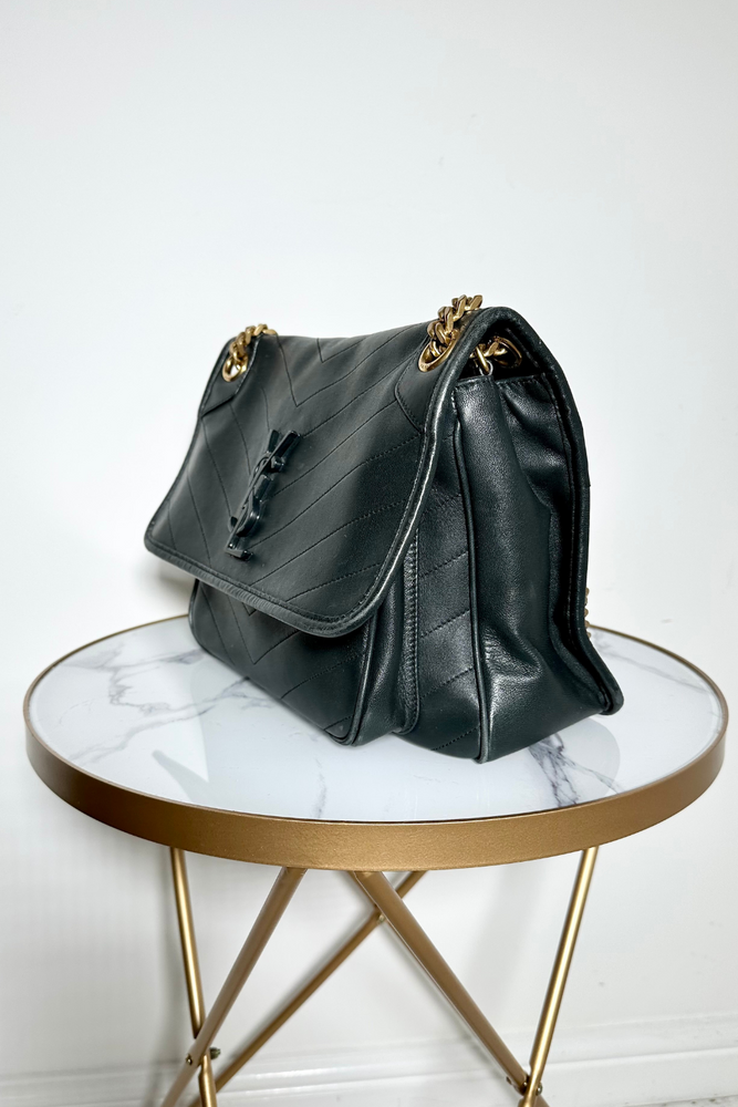 Niki Medium Leather Shoulder Bag - Preloved