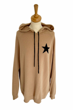 Knitted Hooded Jumper Size XL - Preloved