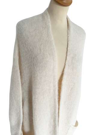 Wool Blend Longline Cardigan Size M - New with Tags