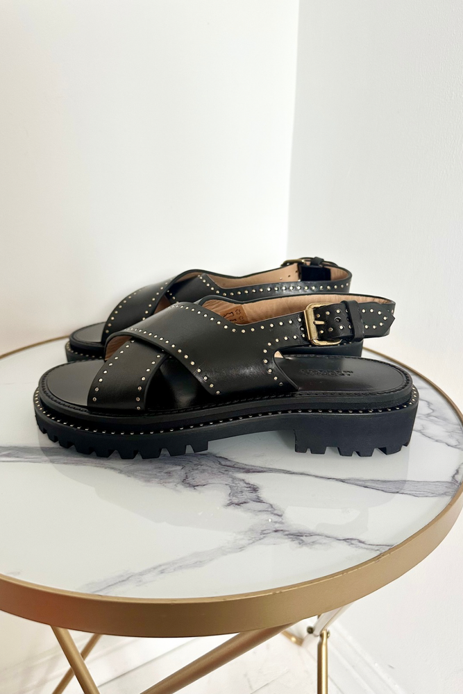 Chunky Leather Sandal Size 38 - New with Box