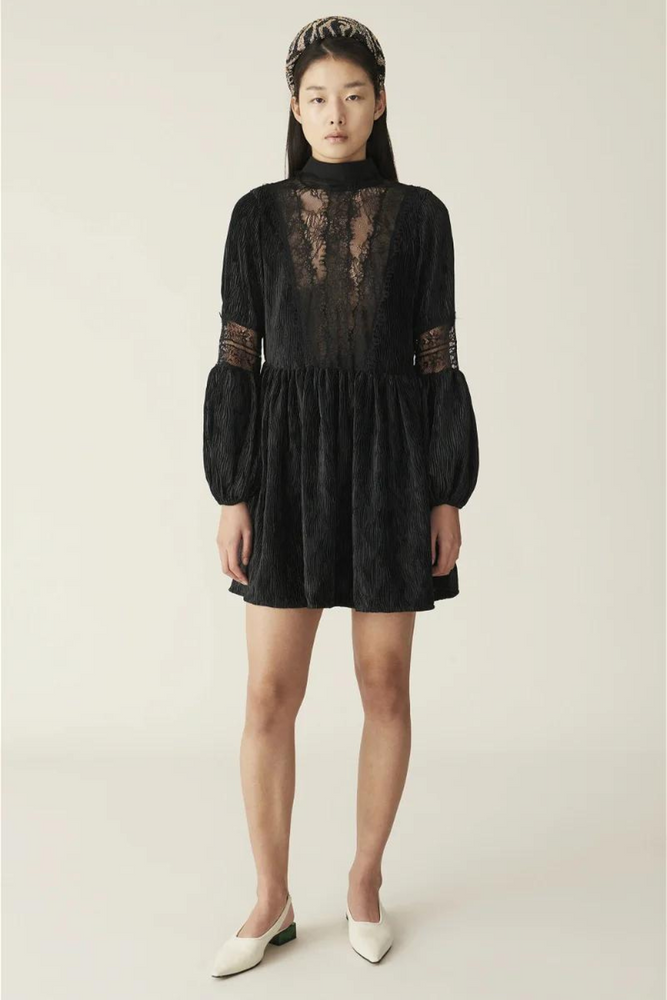 Satin / Lace Mini Dress Size UK 8 - BNWT