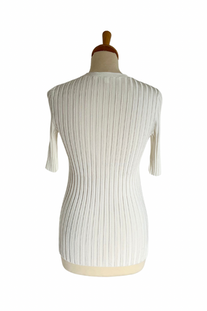 Ribbed Fitted Top Size S - Preloved