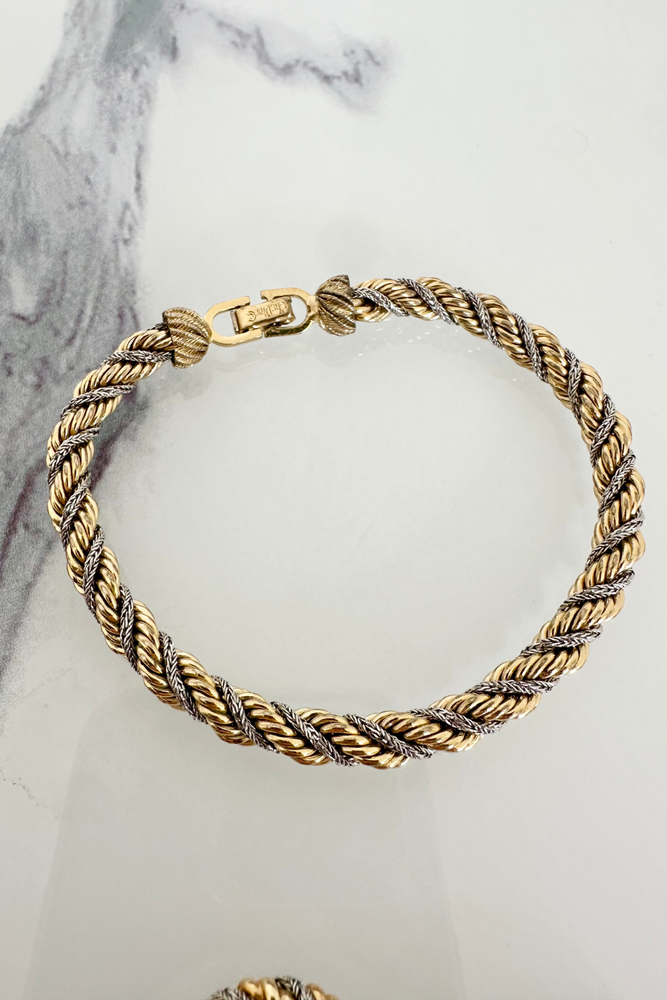 Vintage Jewellery Set (Necklace, Bracelet & Earrings - Preloved