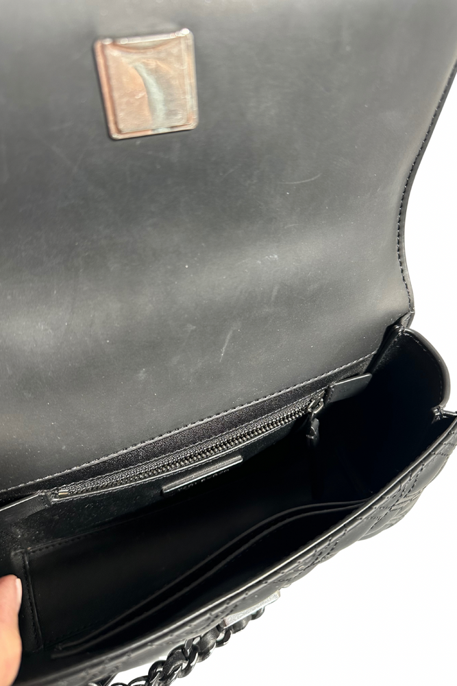 Matte Leather Shoulder Bag - Preloved