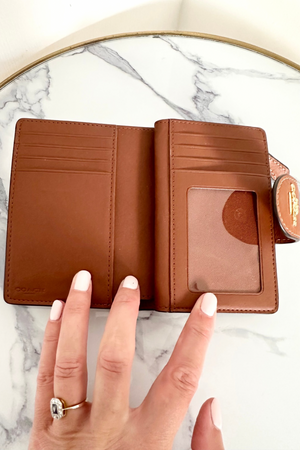 Leather Zip Wallet - As new