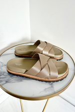Park Slide Webbing Strap Sandals Size 39 - New