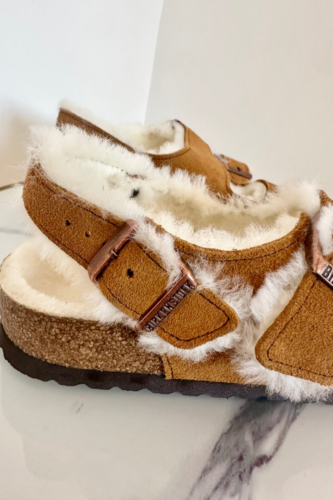 Milano Shearling Sandals Size 37 UK 4 - New with Box