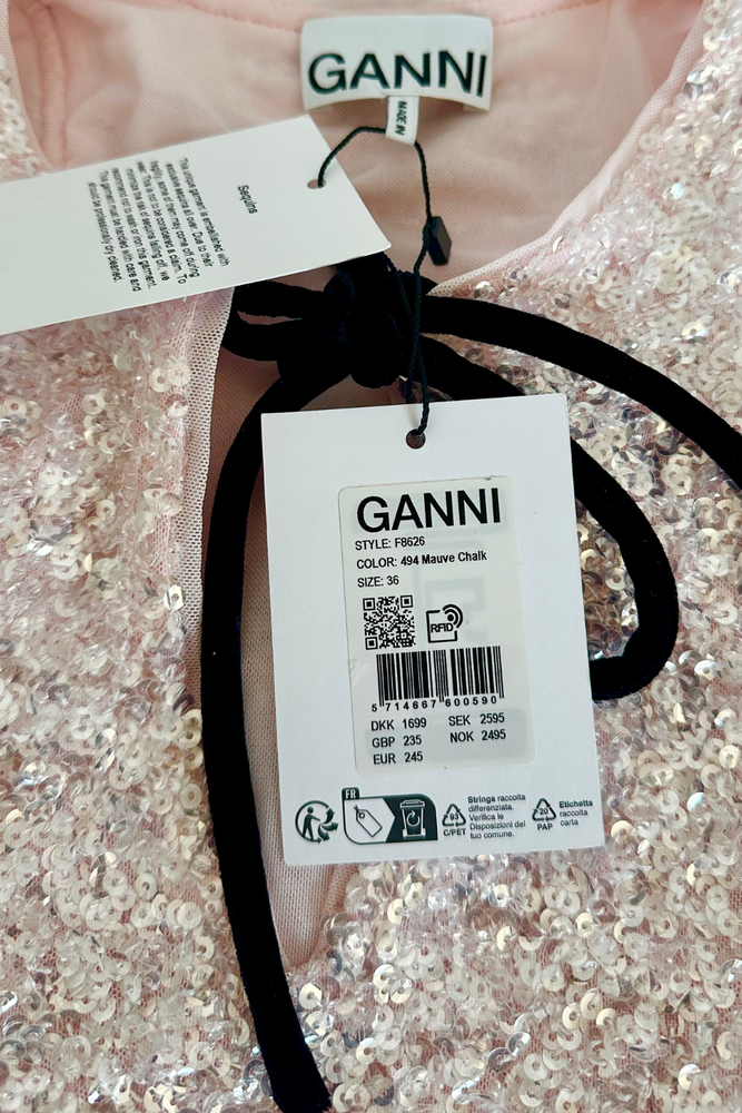 Sequin Top with Bow Size 8 - New with Tags