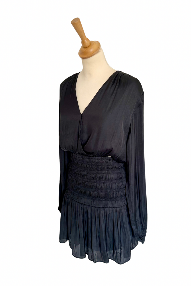 Satin Shirred Dress Size 10 - BNWT