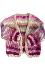 Chunky Knit Open Cardigan Size O/S - Preloved