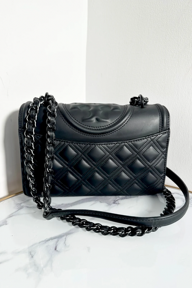 Matte Leather Shoulder Bag - Preloved