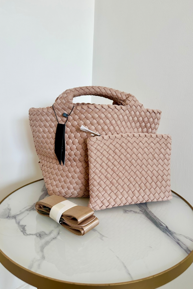 Vegan Leather Small Tote Bag - New with Tags