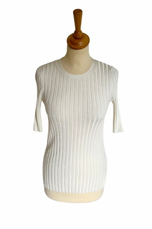 Ribbed Fitted Top Size S - Preloved