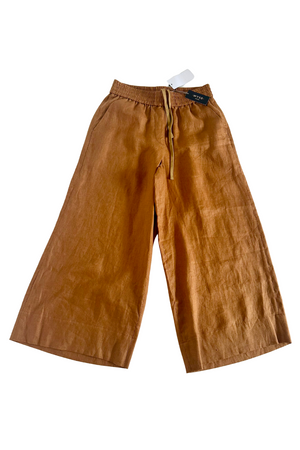 Cropped Linen Trousers Size 8/10 - New with Tags