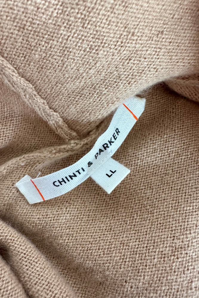 Knitted Hooded Jumper Size XL - Preloved