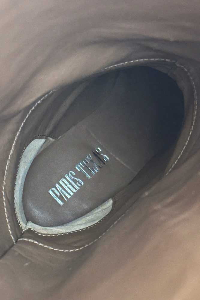 Knee High Crinkled Leather Boots Size 36 - New with Box