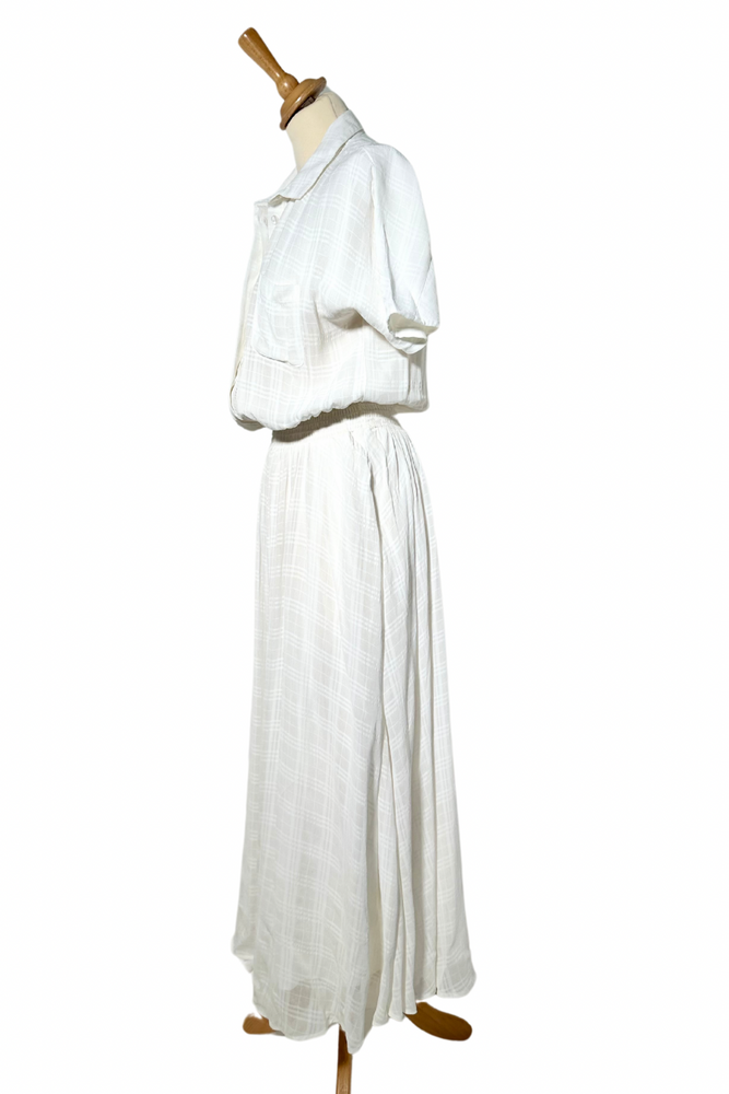 Chiffon Midi Dress Size 6 - Preloved