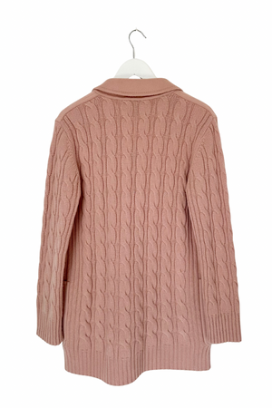Wool & Cashmere Cardi Coat Size L - Preloved