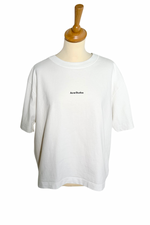 Logo White Cotton T Shirt Size L - BNWT