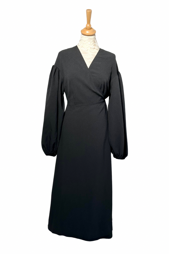 Wrap Crepe Midi Dress Size UK 10 - BNWT