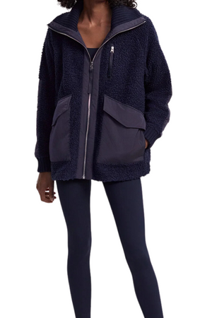 Sherpa Blouson Style Jacket Size S - BNWT