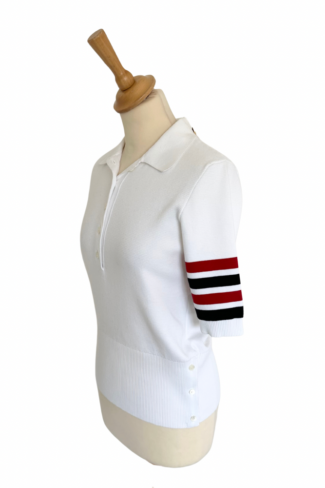 Polo Shirt with Stripe Detail Size 6 - BNWT