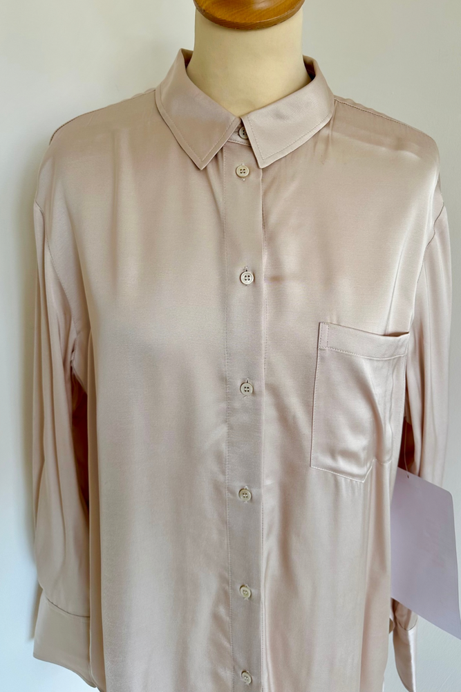 Satin Oversized Blouse Size 12 - BNWT