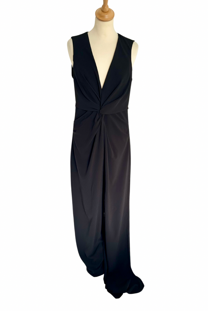 Sleeveless Wide Leg Jumpsuit Size UK 12 - Preloved