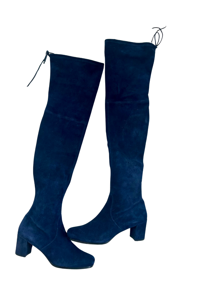 Over The Knee Suede Boots Size 42 - Unworn