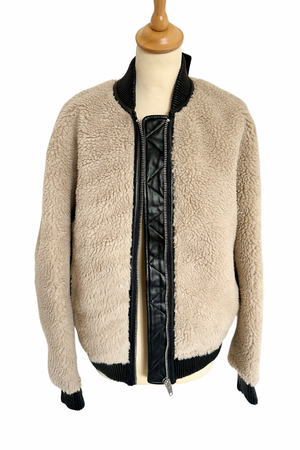 Faux Fur Shearling Jacket Size S - BNWT