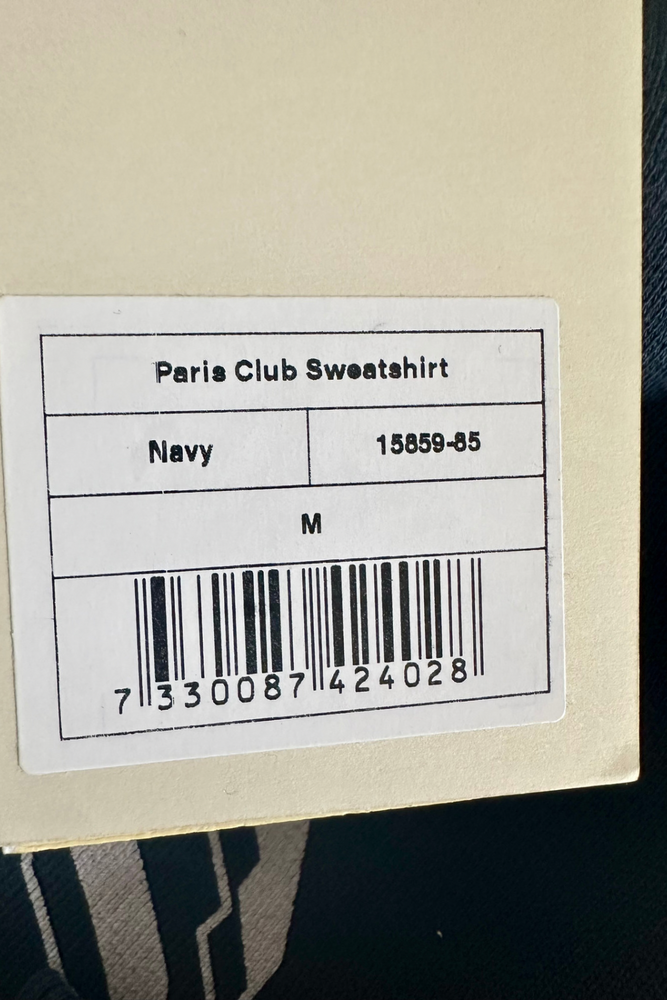 Navy Logo Cotton Sweatshirt (Men's) Size M - BNWT