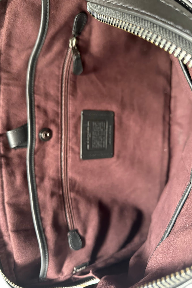 Leather Satchel Briefcase - Preloved