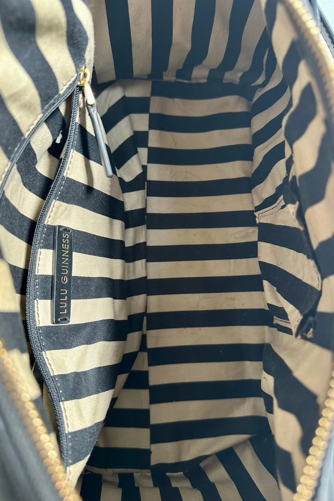 Leather Weekend Bowling Bag - Preloved