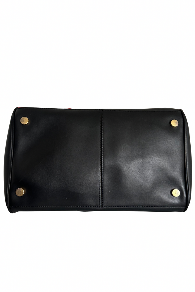 Leather Satchel Briefcase - Preloved