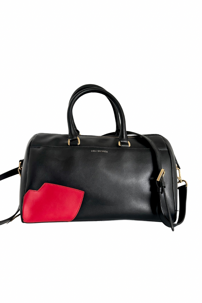 Leather Weekend Bowling Bag - Preloved