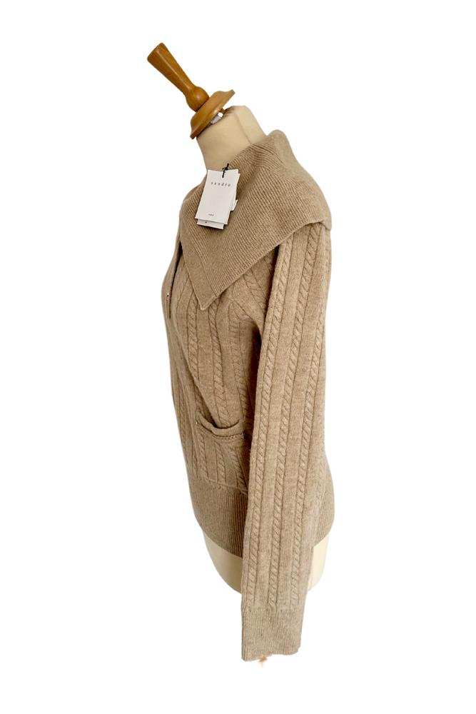 Cable Knit Cardigan Size 1 (UK 10) - BNWT