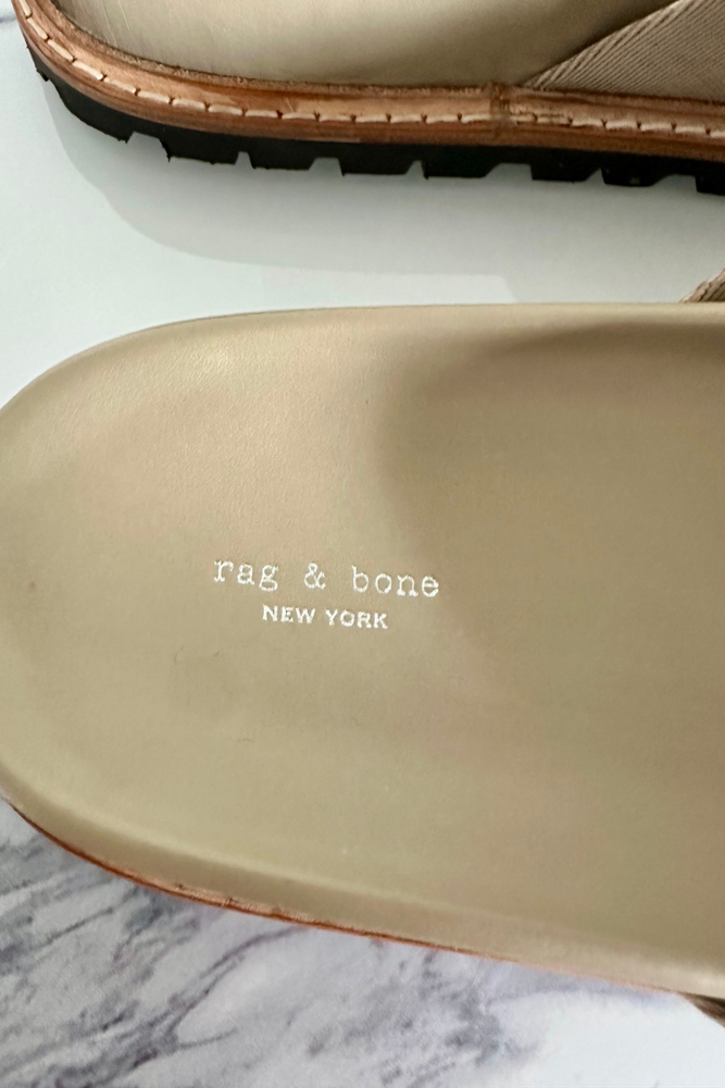 Park Slide Webbing Strap Sandals Size 39 - New