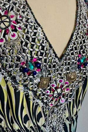 Bead Embellished Kaftan Size XL - BNWT