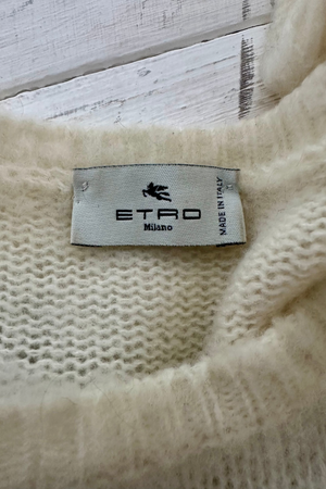 Striped Mohair Sweater Size UK 16 - Preloved