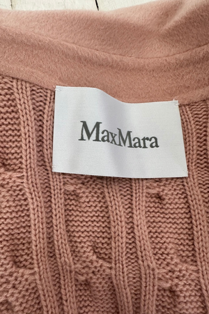 Wool & Cashmere Cardi Coat Size L - Preloved