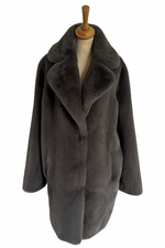 Faux Fur Coat Size L -  New with Tags