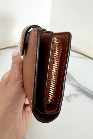 Leather Zip Wallet - As new