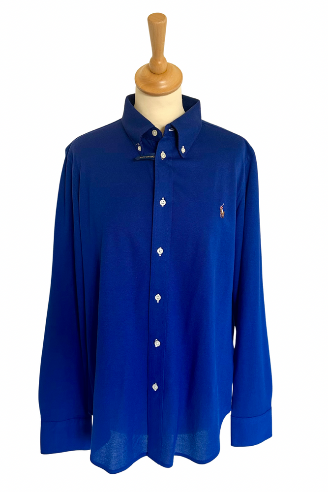 Long Sleeve Oxford Polo Shirt Size XL - New with Tags