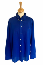 Long Sleeve Oxford Polo Shirt Size XL - New with Tags