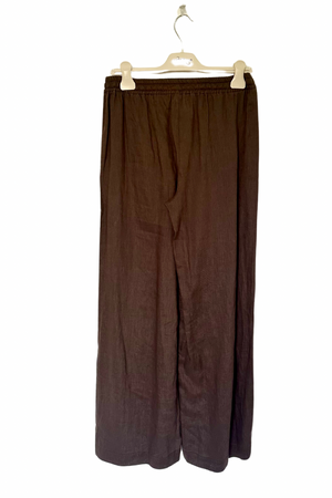 Wide Leg Linen Trousers Size 8 - New with Tags