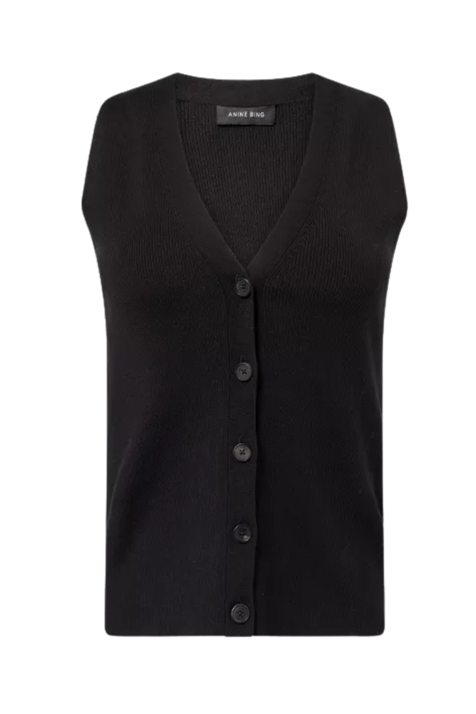 Wool Blend Vest Cardigan Size M - New with Tags