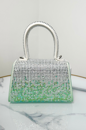 Rhinestone Bow Detail Micro Bag - BNWT