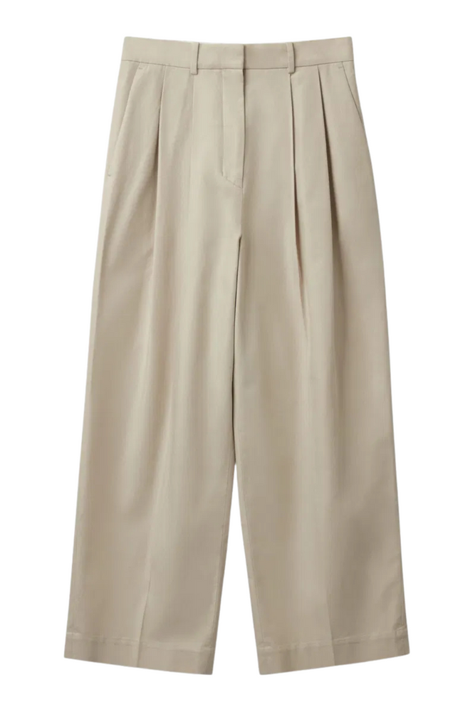 Wide Leg Cotton Trousers Size 10 - BNWT