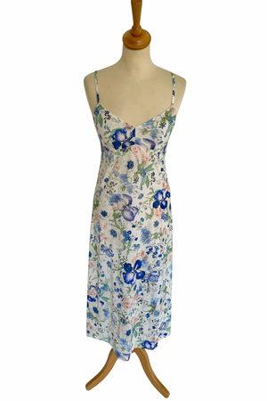 Chiffon Floral Midi Dress Size 8 - BNWT